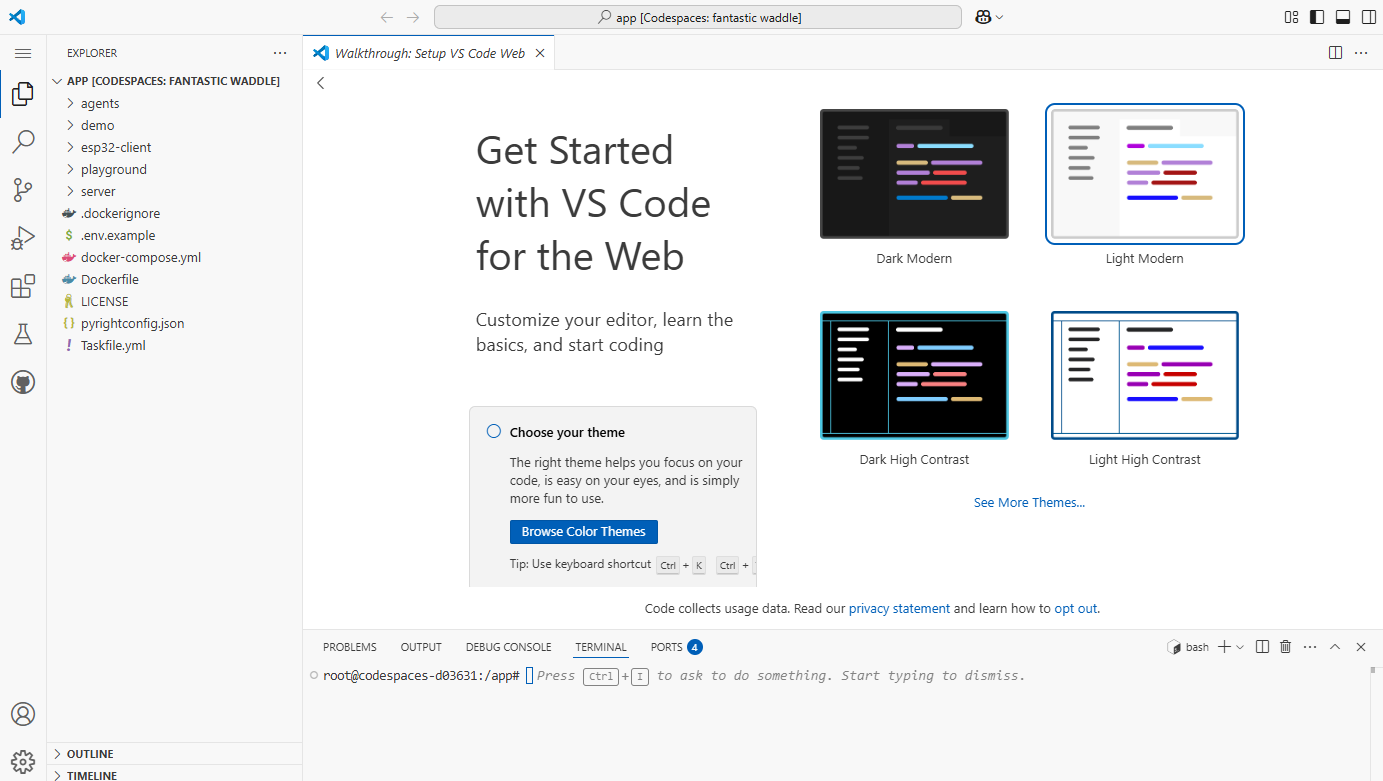 Codespaces VSCode
