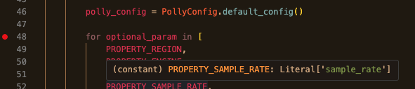 Setting Breakpoint